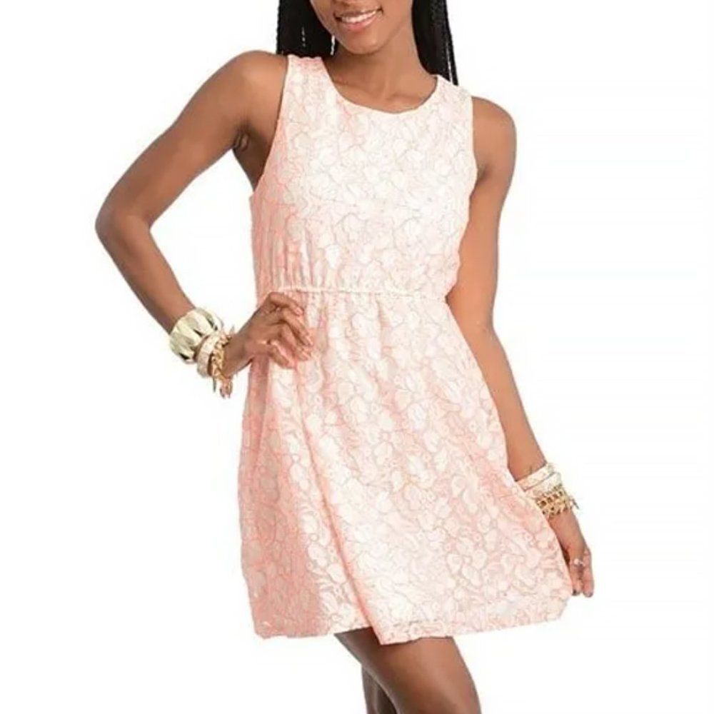 UK2LA Pink Flower Dress